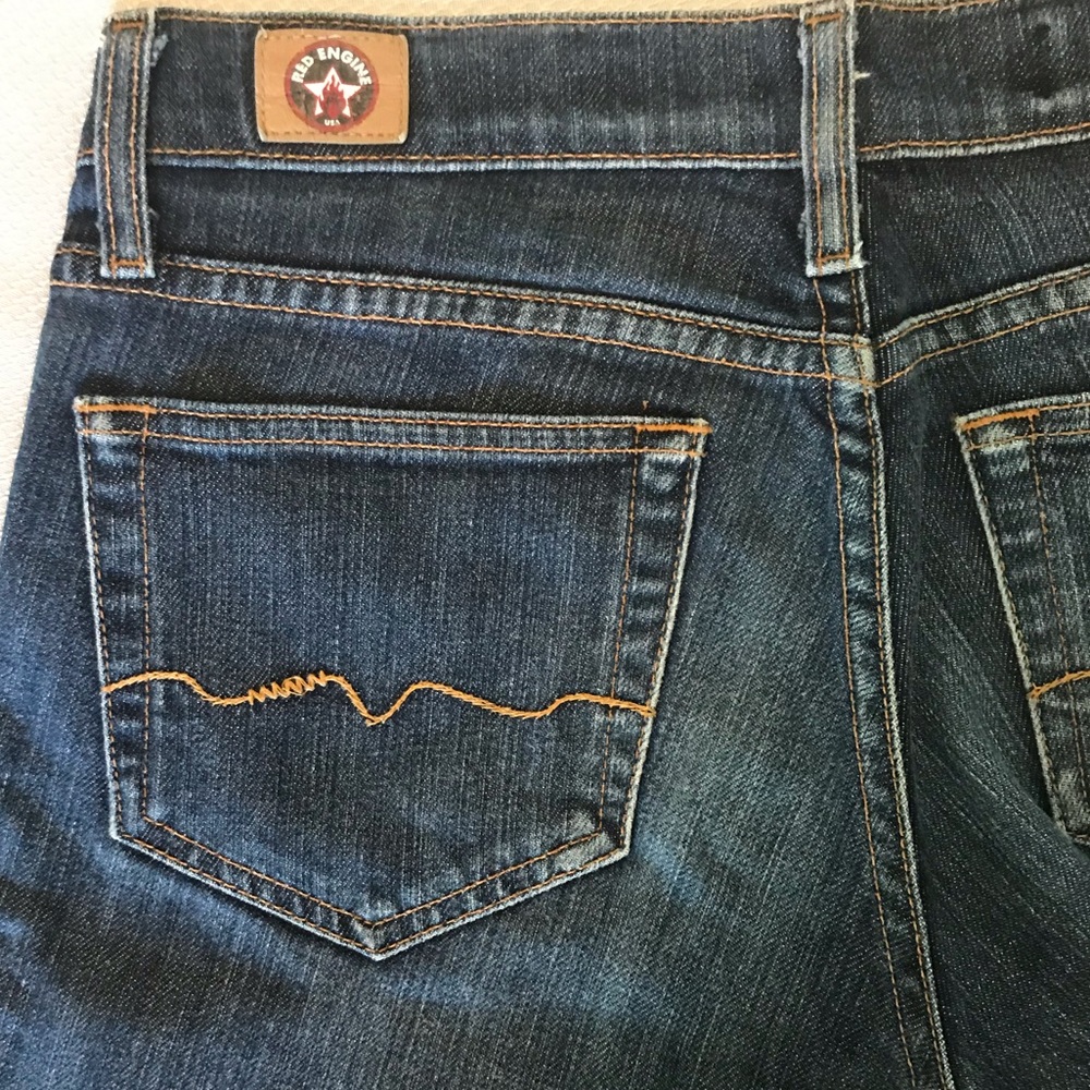 ~Red Engine Vintage Denim Jeans Size 27~ - Picture 8 of 8